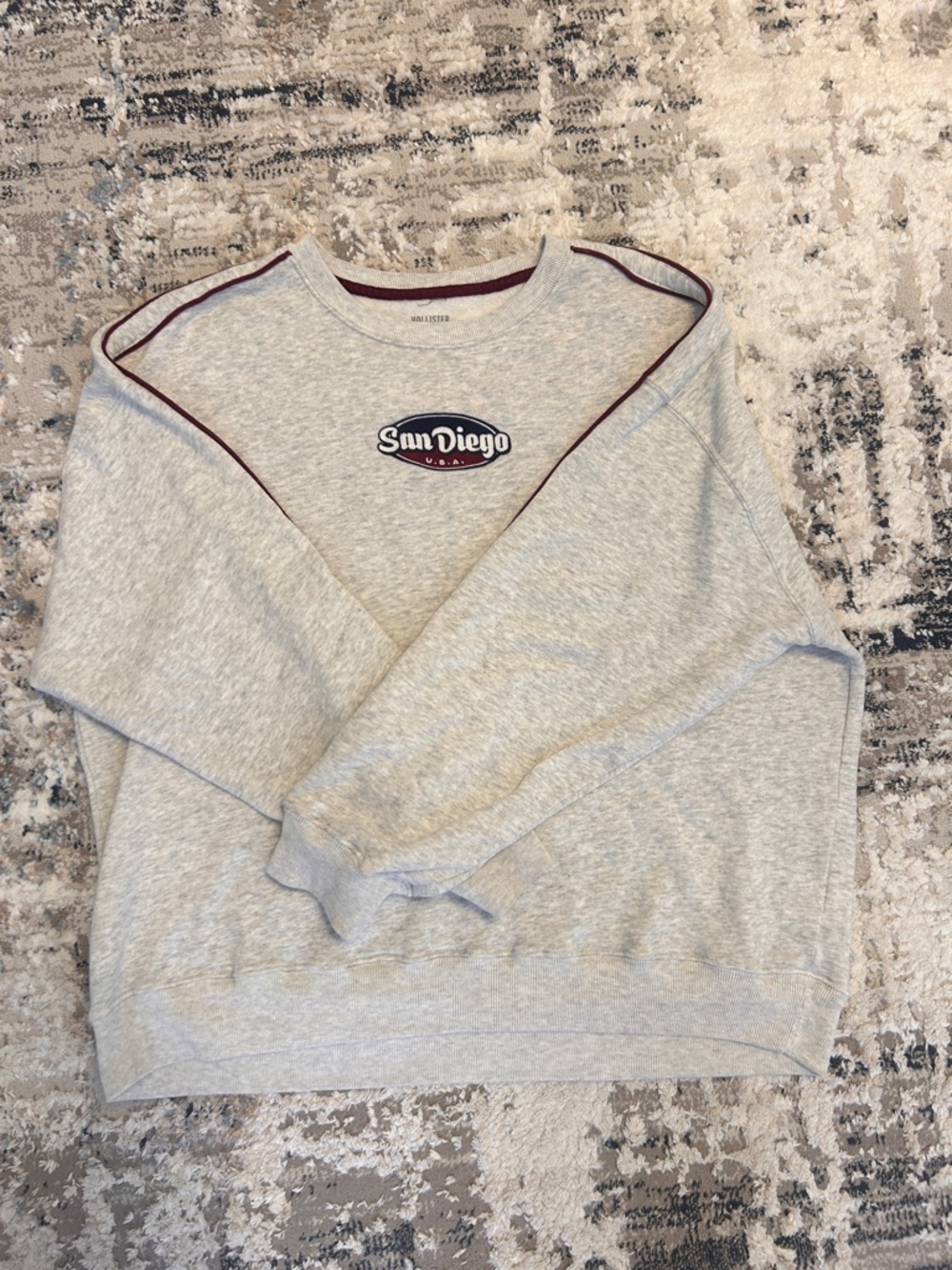 San Diego Grey Crewneck Sweater